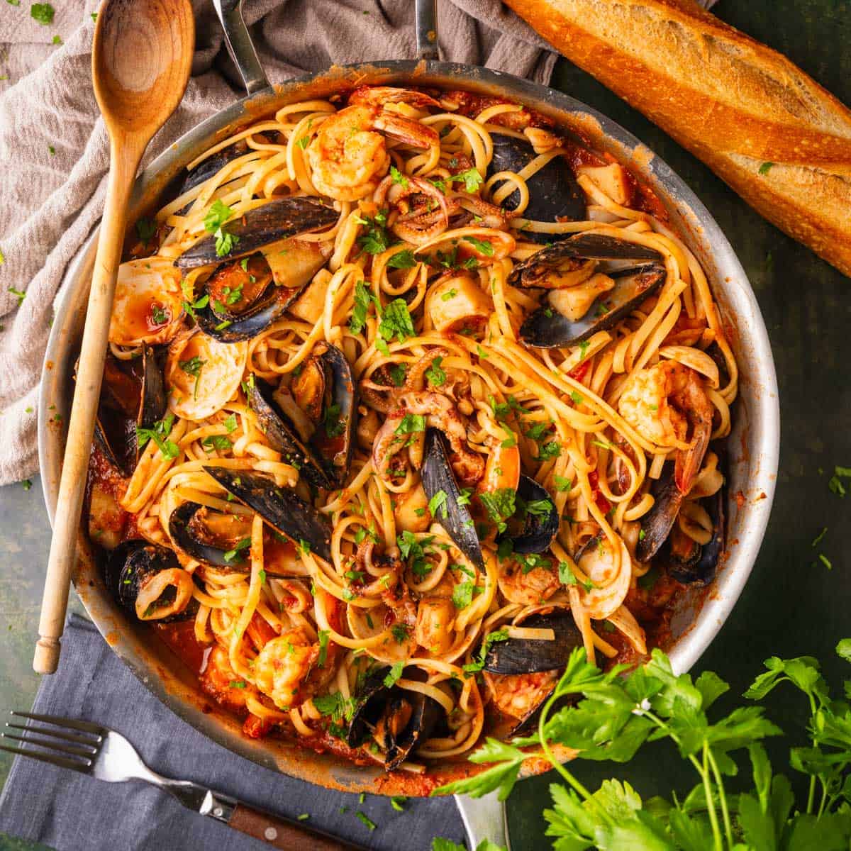 Linguini Al Frutti di Mare 