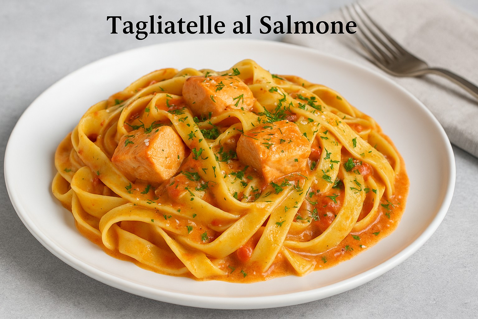 Tagliatelle Al Salmone