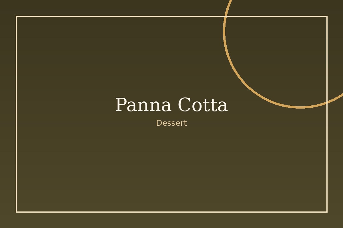 Panna Cotta