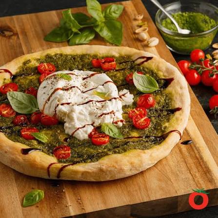 Pizza Burrata e Pesto