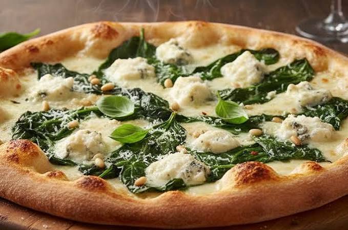 Pizza Gorgonzola e Spinaci
