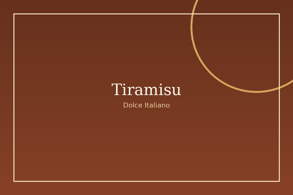 Tiramisu